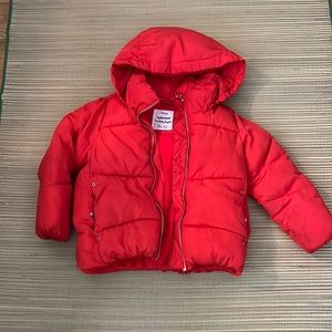 ZARA Girls (7) Puffer Jacket 🍎